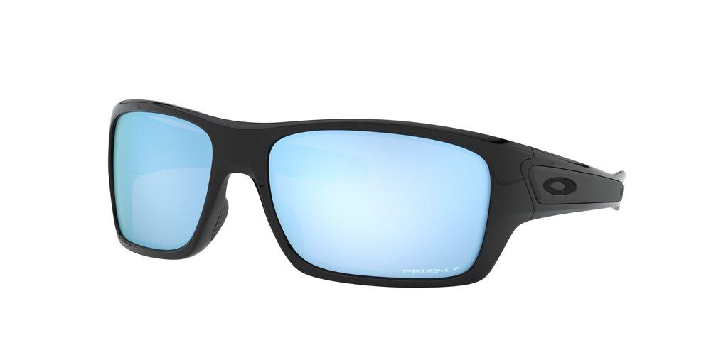 OAKLEY TURBINE SUNGLASSES Polarized Black / Prizm Deep Water Polar 