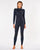 Peak Energy 3 / 2 Flatlock Unsealed Back Zip Womens Wetsuit Black 12 