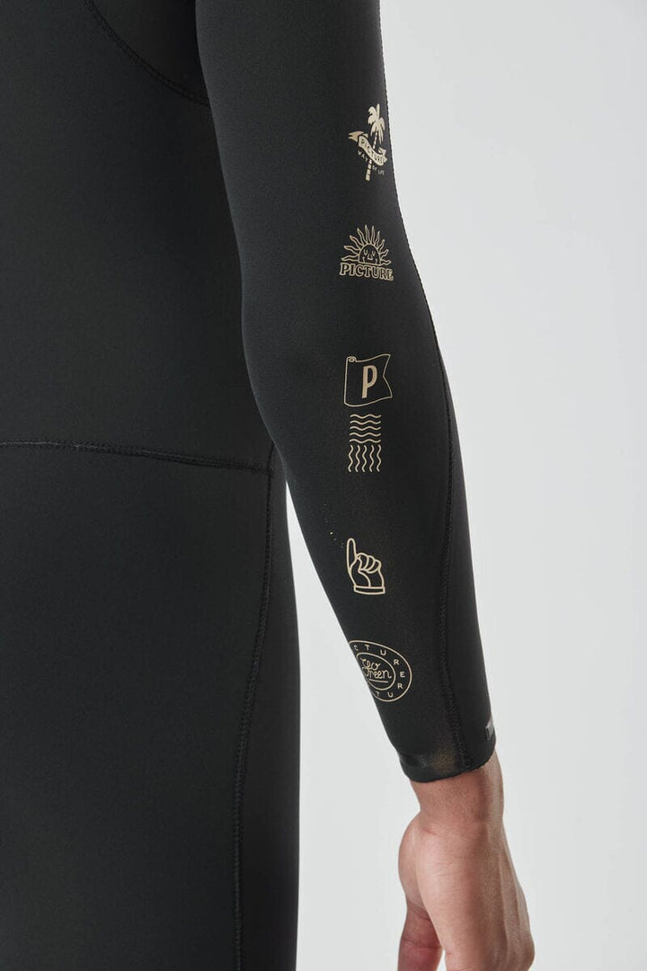 Picture Equation 3/2 Logo Front Zipper Wetsuit 