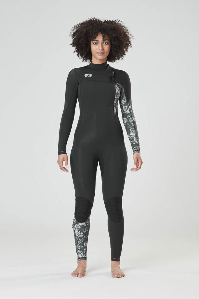 Picture Equation 4/3 Front Zip Womens Wetsuit Iberis White 8 