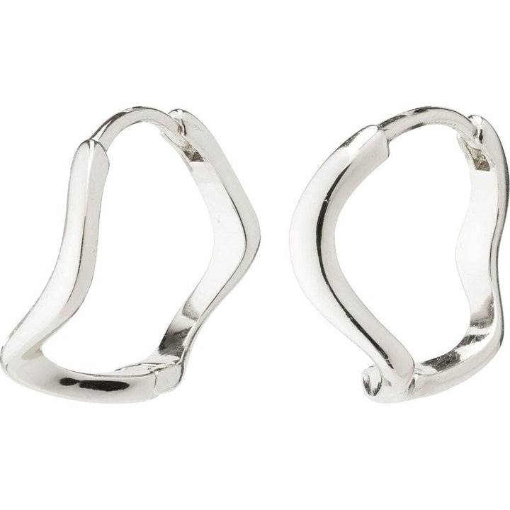 Pilgrim Alberte Organic Shape Hoop Earrings 