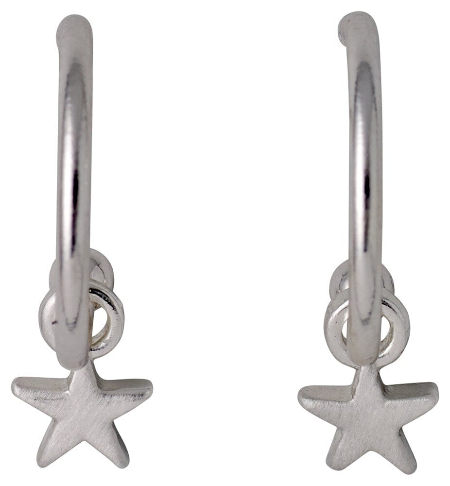 Pilgrim Ava Pi Hoops Silver Plated 