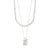 Pilgrim Bathilda Necklace Silver Plated 