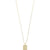 Pilgrim Blossom Recycled Square Coin Necklace 