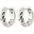 Pilgrim Carla Recycled Huggie Hoop Earrings Silver Plated 