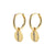 Pilgrim Casey Earrings Gold Plated Crystal 