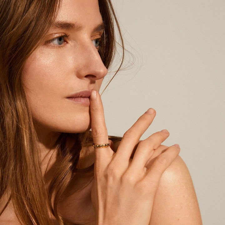 Pilgrim Eaa Pyramid Shape Ring 