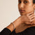 Pilgrim Kindness Wavy Bangle Bracelet 
