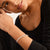 Pilgrim Kindness Wavy Bangle Bracelet 