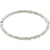 Pilgrim Kindness Wavy Bangle Bracelet Silver Plated 