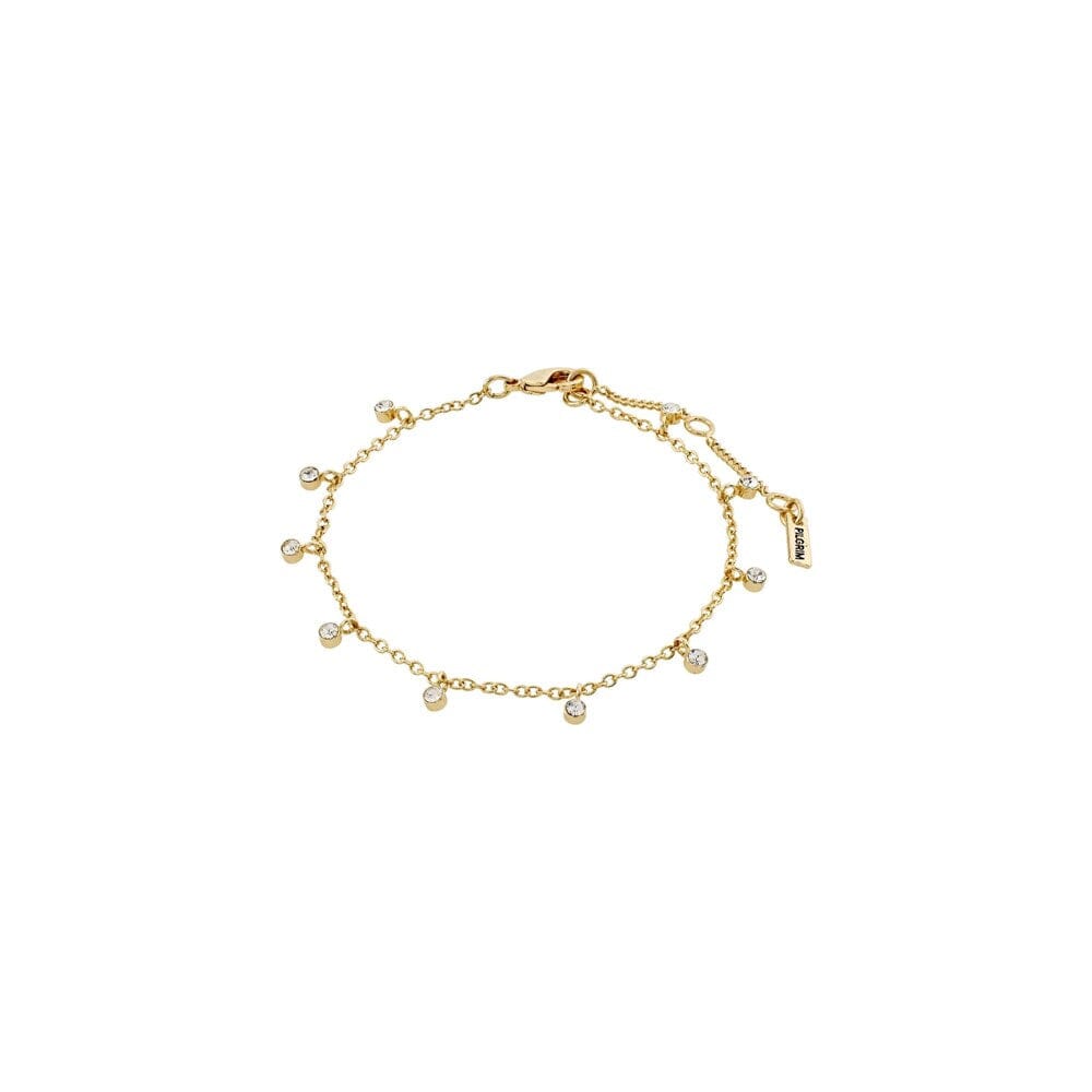 Pilgrim Maja Crystal Multi Drops Bracelet 