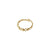 Pilgrim Nomad Ring Gold Plated 