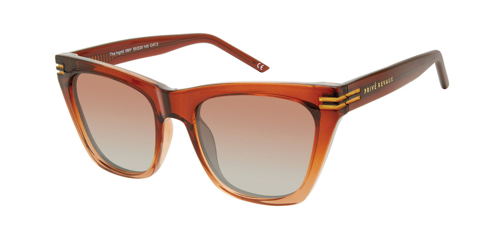 Prive Revaux The Ingrid Sunglasses Chocolate Brown 