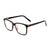 PRIVE REVAUX THE MVP BLUE LIGHT GLASSES CHESTNUT BROWN TORT/CLEAR 