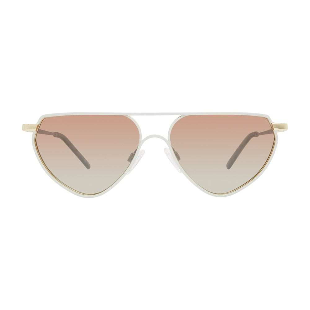 Prive Revaux The Pixi Sunglasses Splash White/Gold 