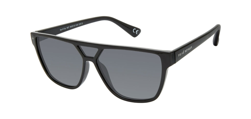 Prive Revaux The Surf City Sunglasses Black 