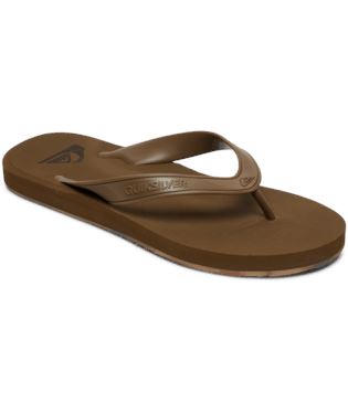 QUIKSILVER CARVER II DELUXE JANDALS Tan - Solid 11 (44) 
