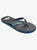 Quiksilver Molokai Slab Jandals Black / Grey / Black 8 