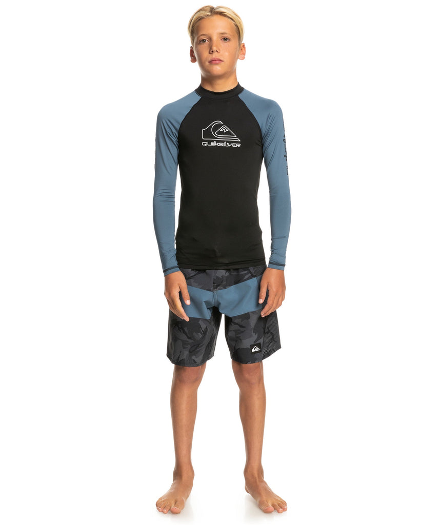 Quiksilver On Tour Long Sleeve UPF 50 Youth Rashie 