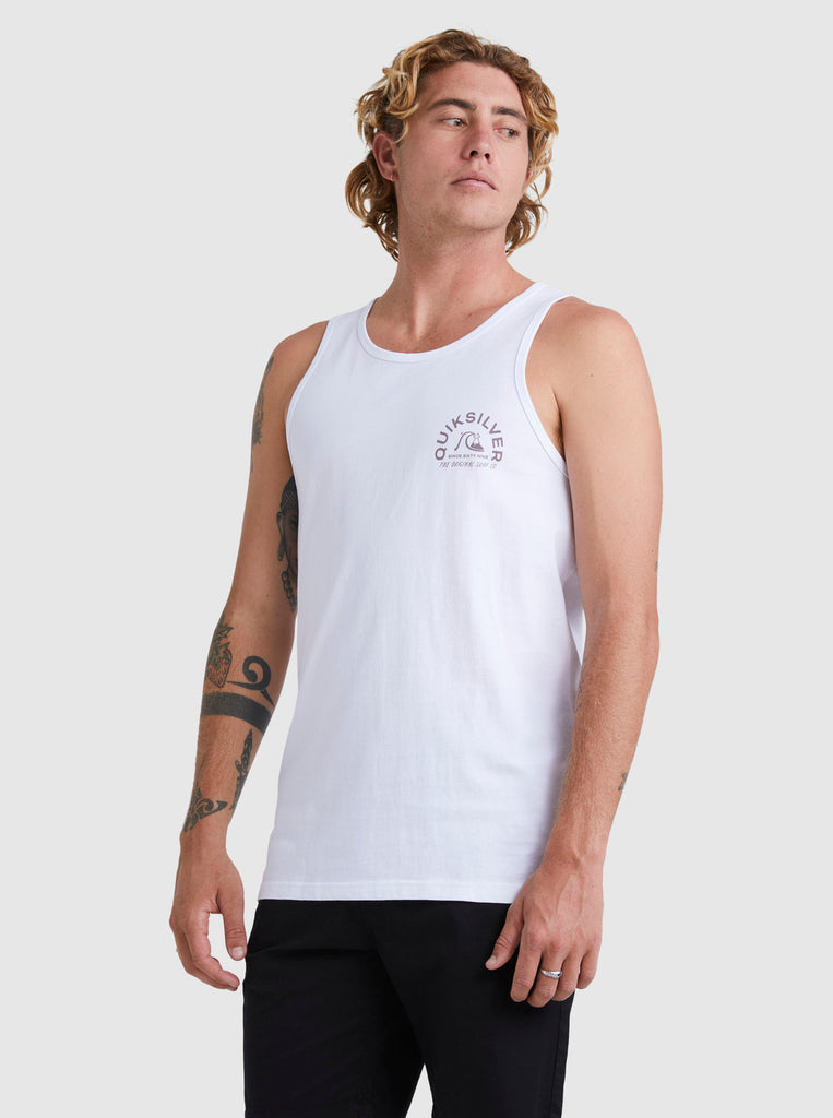 Quiksilver Squared Tank White S 
