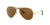 Ray-Ban Aviator Polarised Sunglasses Arista / Brown Polarised - Large 