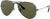 Ray-Ban Aviator Polarised Sunglasses Gunmetal / G-15 Green 