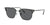 Ray-Ban Clubmaster Sunglasses Grey on Black w/ Dark Grey 