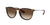 Ray-Ban Erika Sunglasses Rubber Havana / Brown Gradient Dark Brown - Standa 