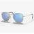 Ray-Ban Hexagonal Sunglasses Arista / Blue Gradient Grey 