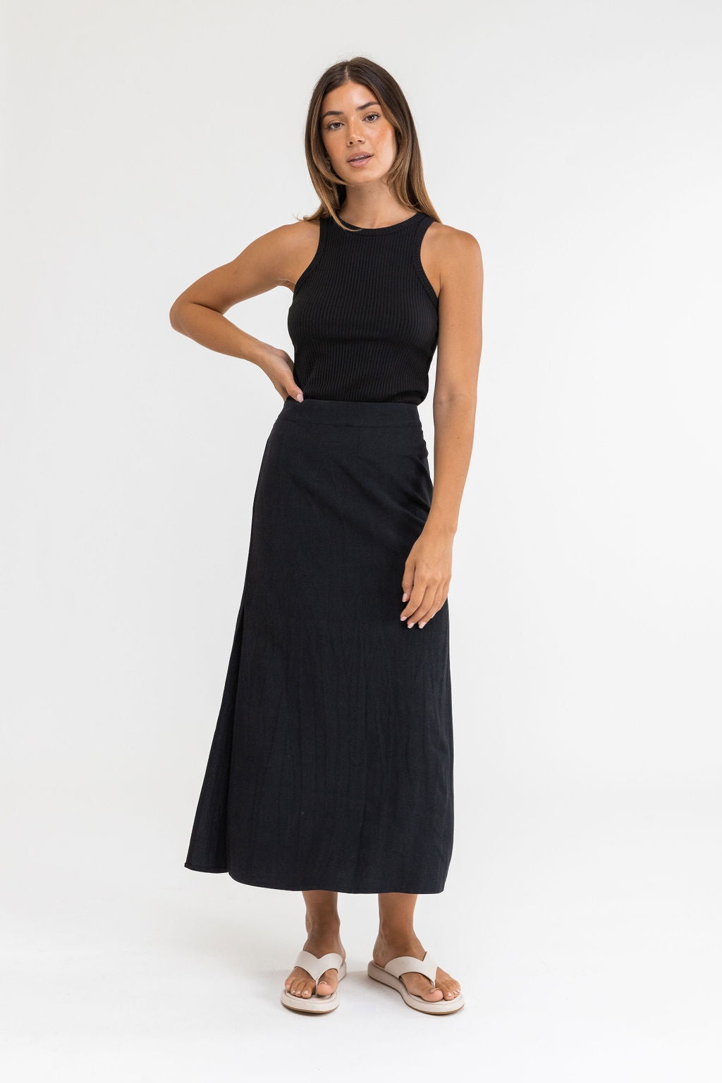 Rhythm Classic Midi Skirt 
