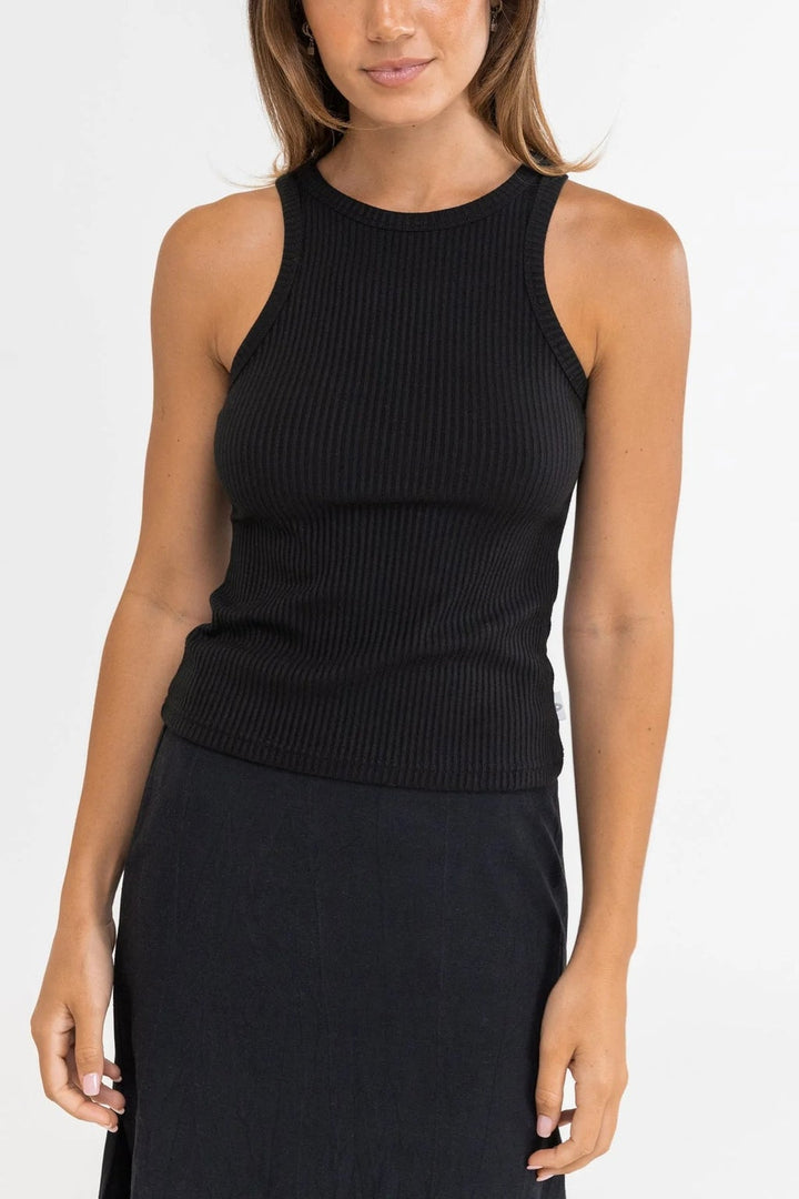 Rhythm Classic Tank Top Black 8 