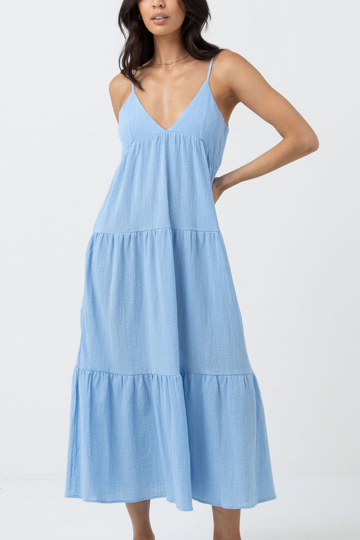 Rhythm Cleo Tiered Midi Dress 