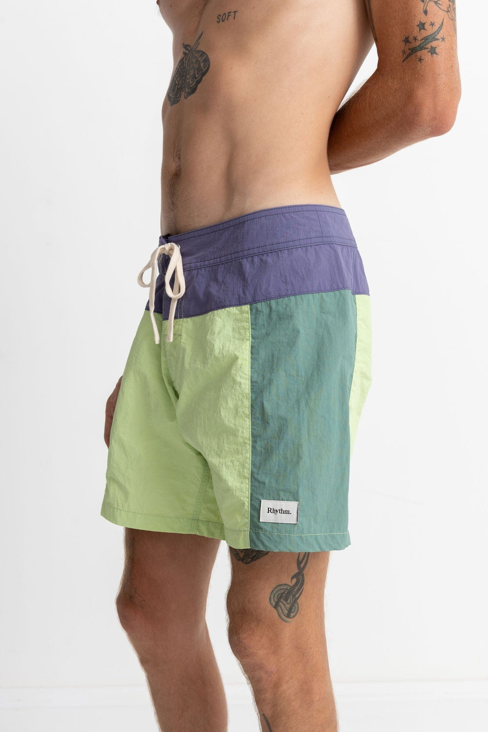 Rhythm Heritage Block Trunk Boardshorts 