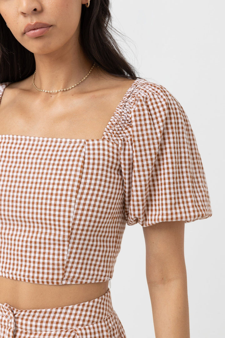 Rhythm Lola Check Top 