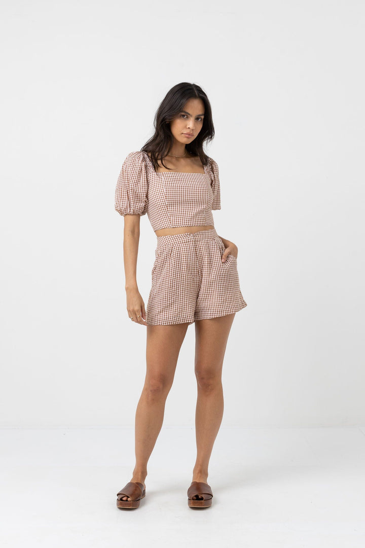 Rhythm Lola Check Top 