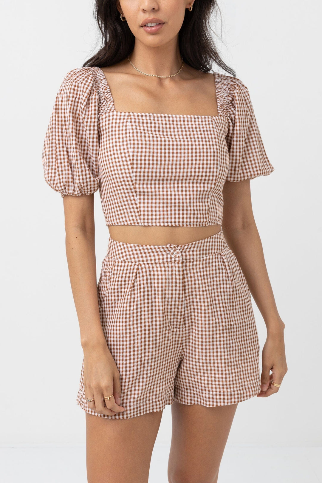 Rhythm Lola Check Top 