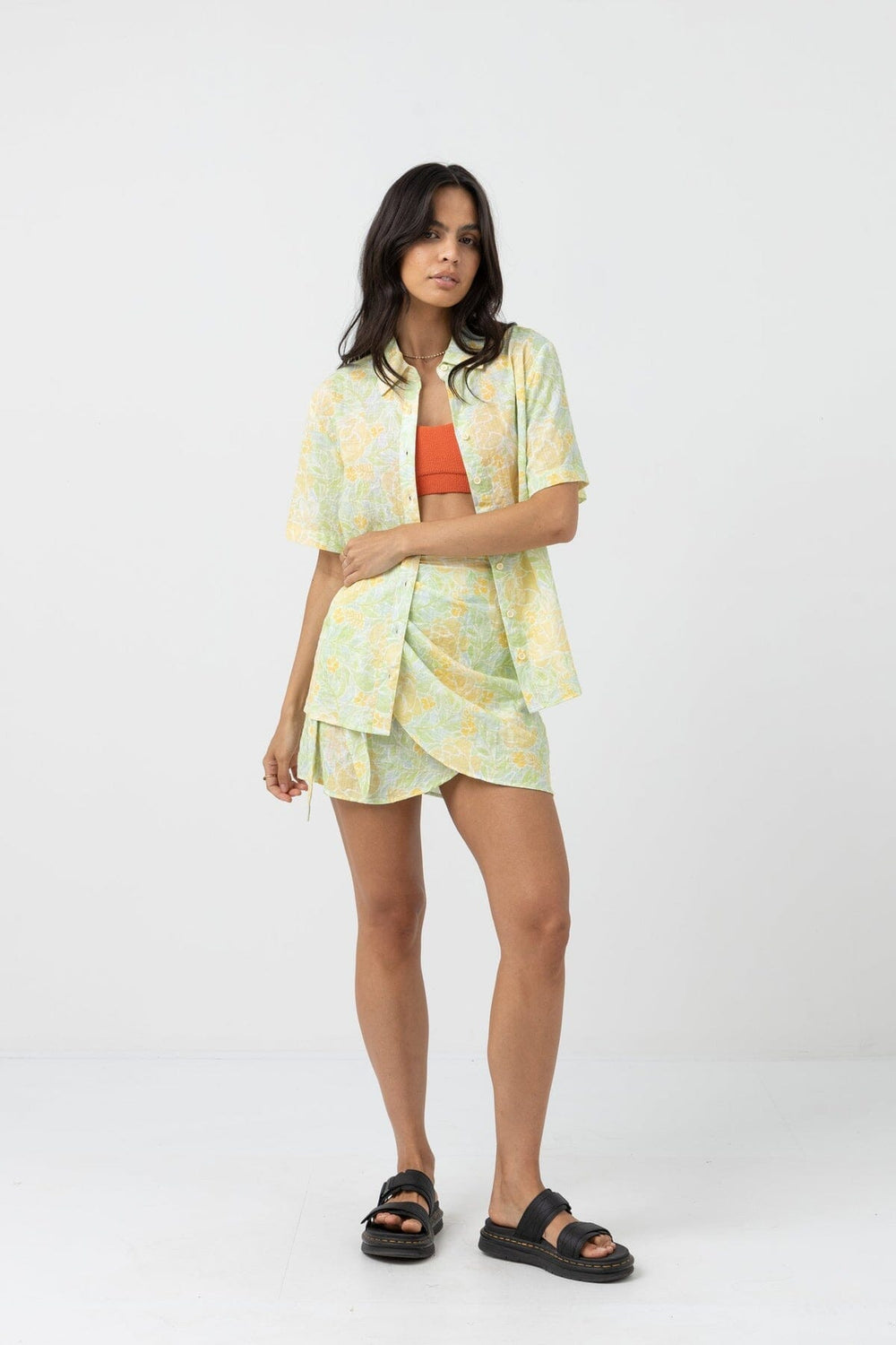 Rhythm Magnolia Floral Shirt 