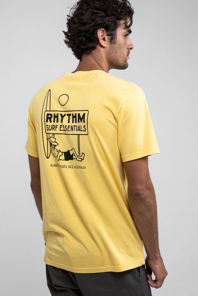 Rhythm Siesta Short Sleeve T-Shirt Gold S 