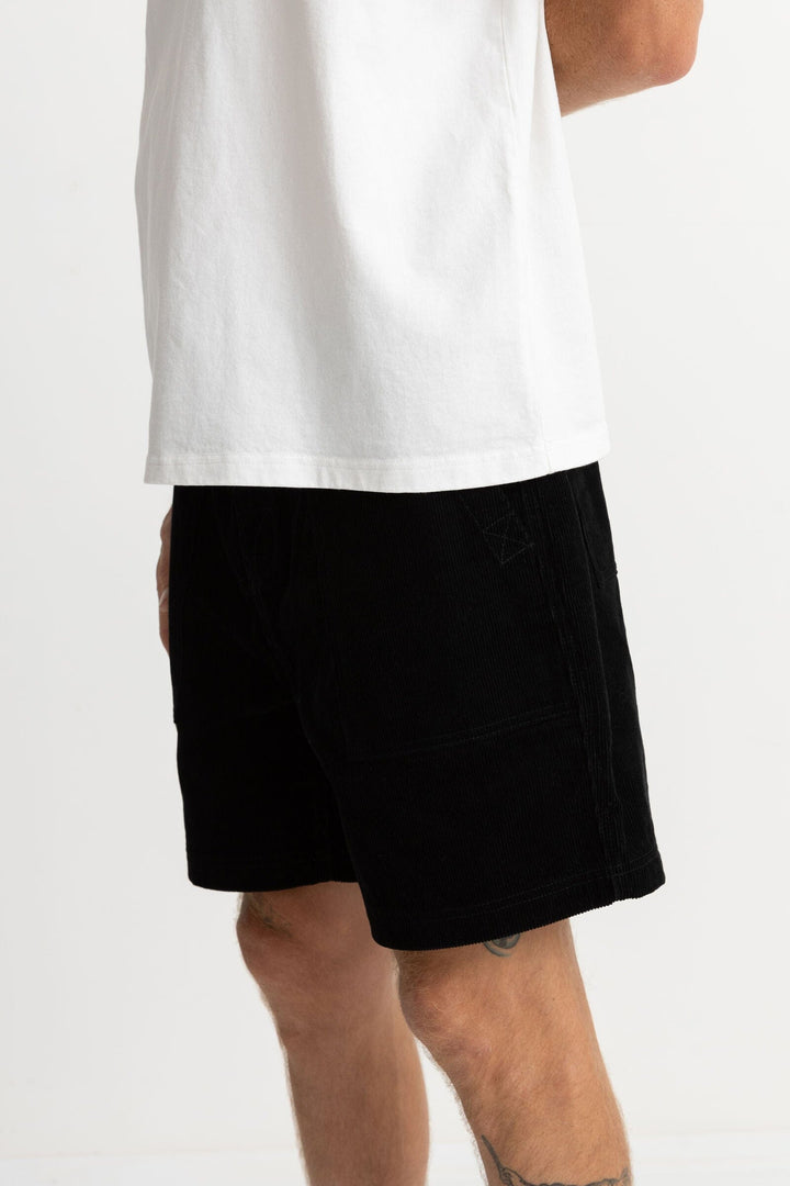 Rhythm Worn Path Cord Shorts Black 30 