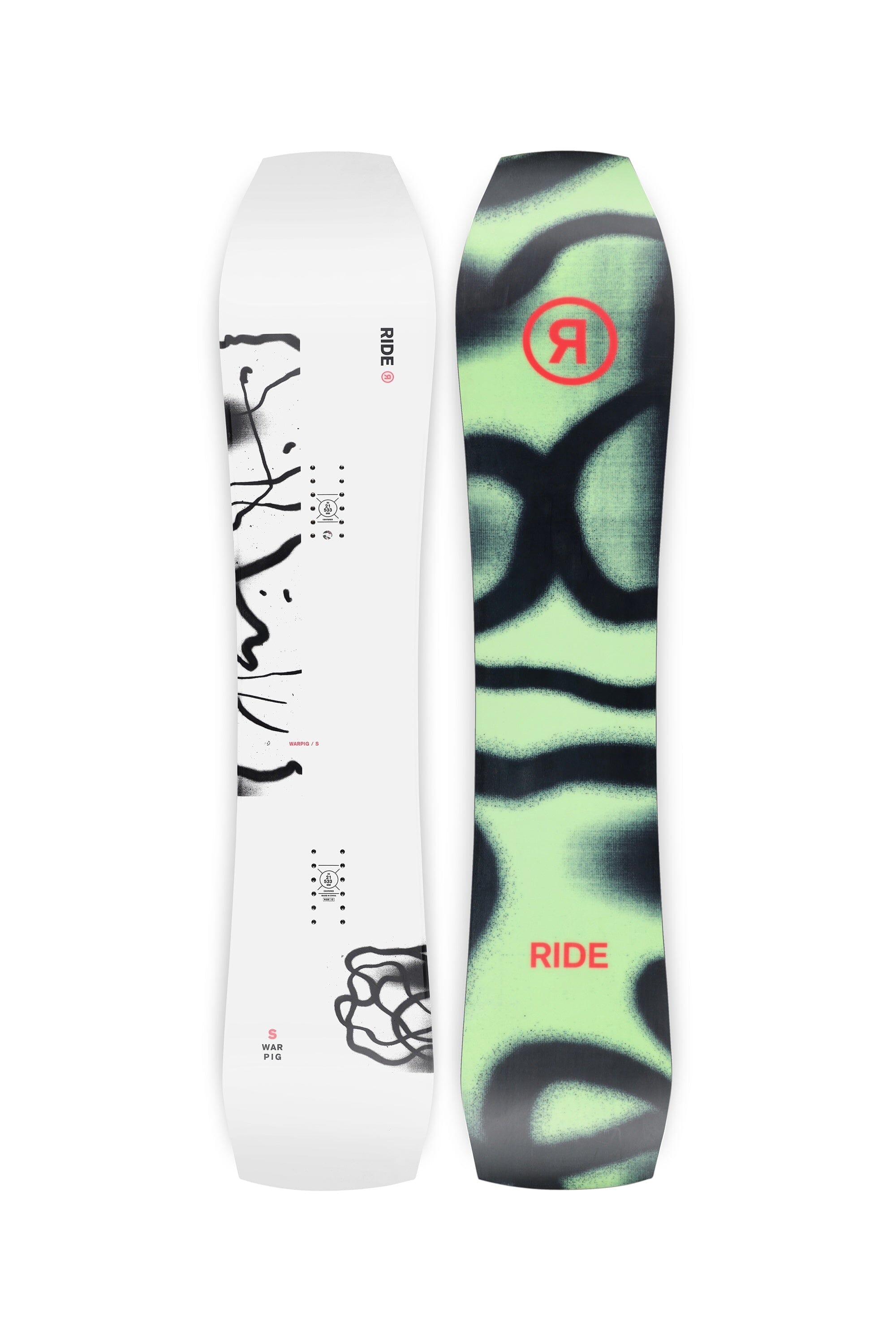 2024 Ride Warpig Snowboard BaseNZ