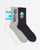 RIP CURL ICONS SOCK 3 PACK 