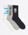 RIP CURL ICONS SOCK 3 PACK 