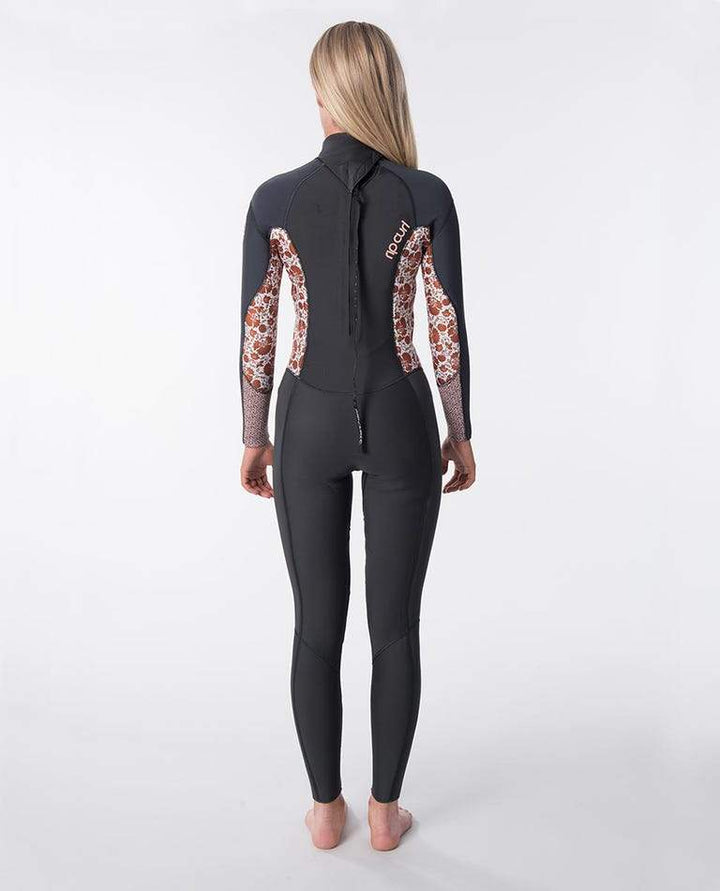RIP CURL WOMENS DAWN PATROL 3/2 BACK ZIP WETSUIT 