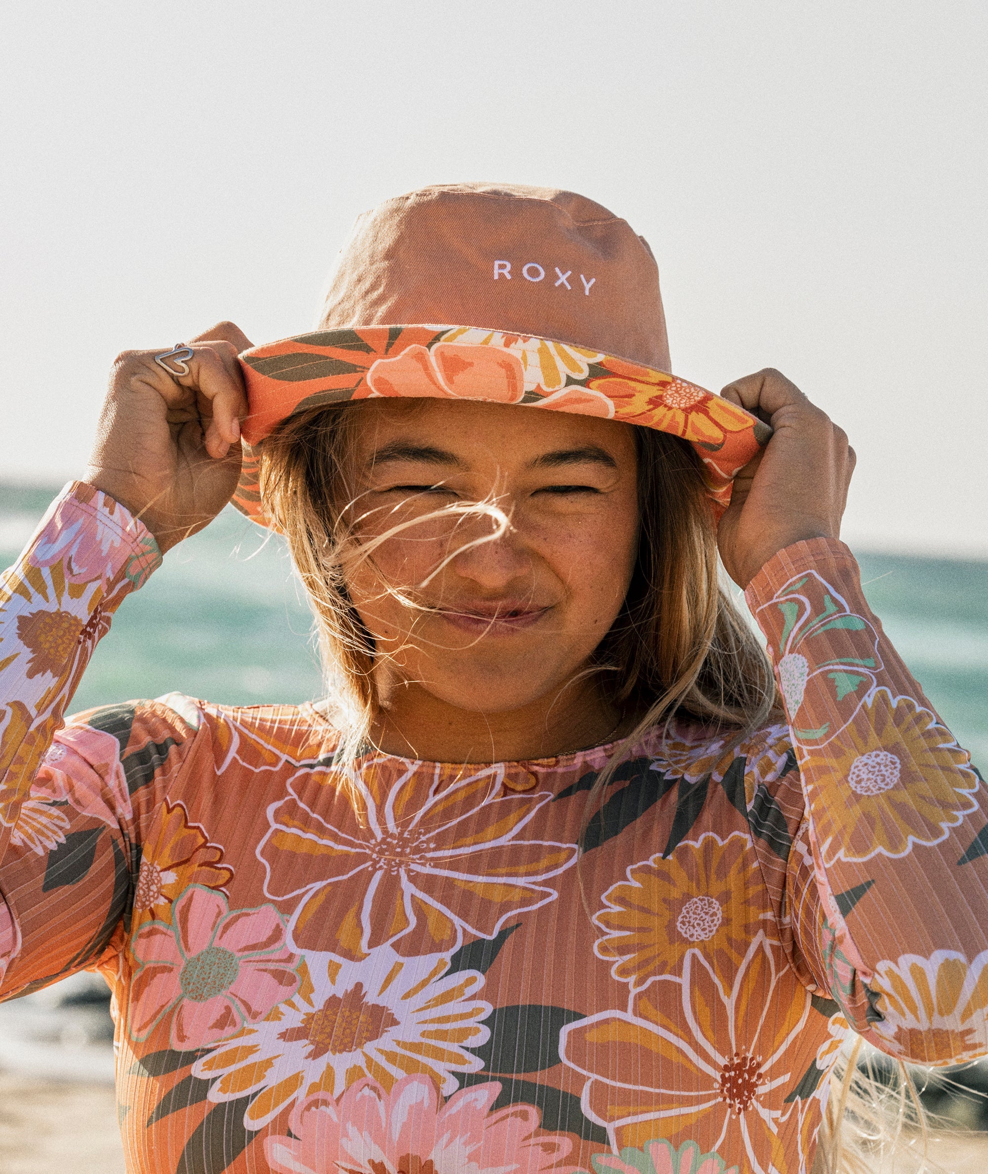 Roxy Aloha Sunshine Printed Hat BaseNZ