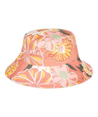 Roxy Aloha Sunshine Printed Hat Toasted Nut Bloom Boogie S / M 