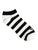 Roxy Womens Ankle Socks in grey logo, black logo and black/white stripes. All 78% Cotton. 