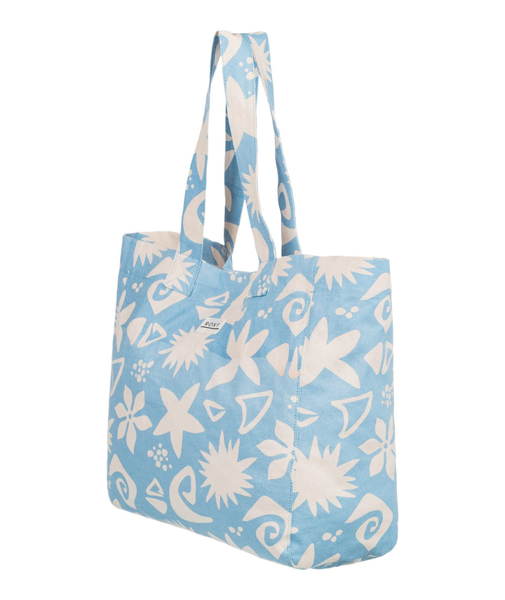 Roxy Anti Bad Vibes Printed 24L Large Tote Bag 