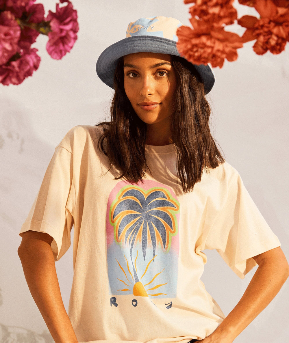 Roxy Jasmine Paradise Reversible Bucket Hat 