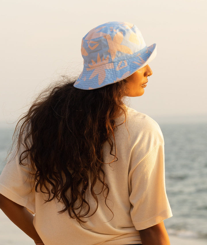 Roxy Jasmine Paradise Reversible Bucket Hat 