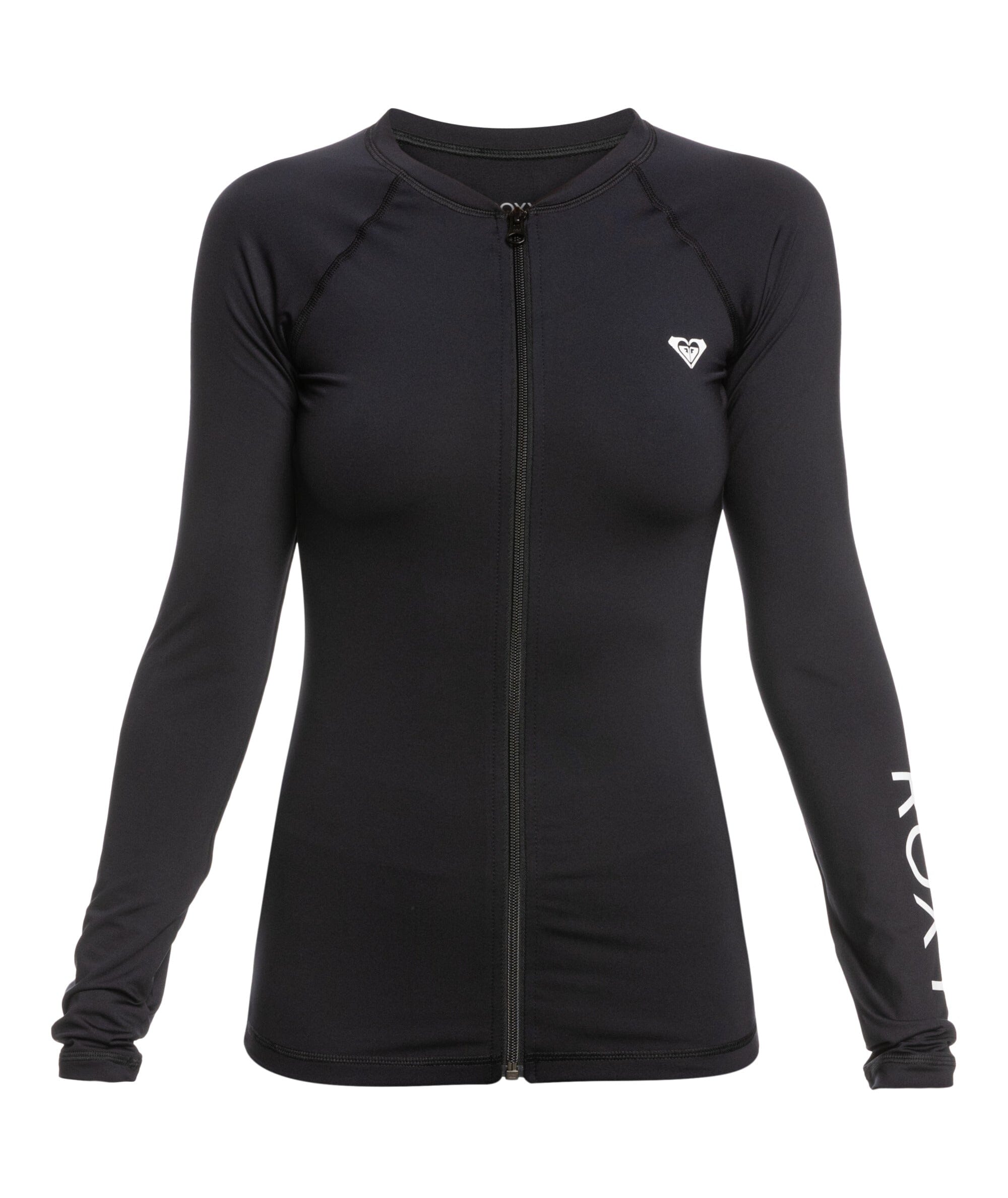 Roxy New Essentials Long Sleeve ZipUp Rash Vest BaseNZ